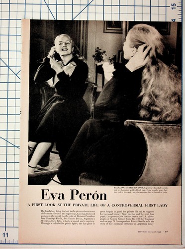 Eva peron evita - eva, magazine