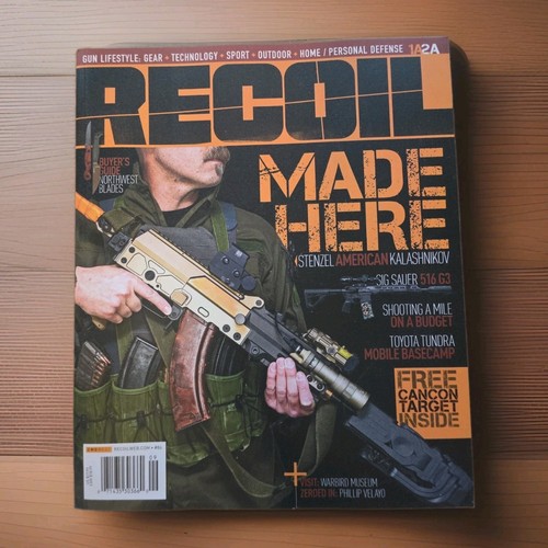 Recoil magazine made here - magazine,